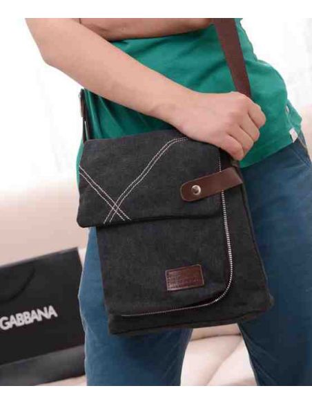 Men's Bag Barstie Cotton K009 Black buy in online store Men's Bag Barstie Cotton K009 Black buy in online store