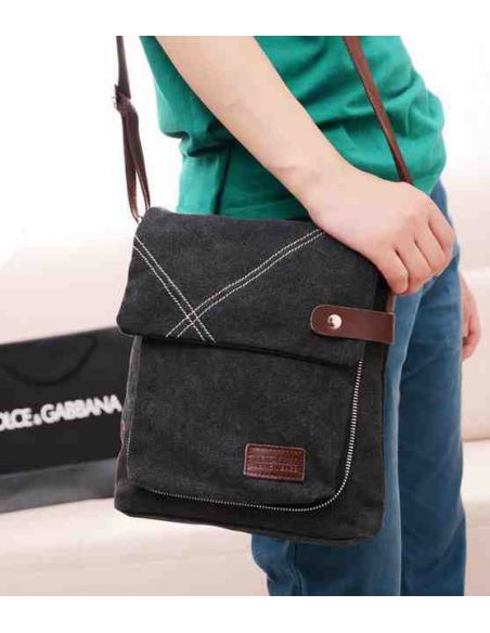 Men's Bag Barstie Cotton K009 Black buy in online store Men's Bag Barstie Cotton K009 Black buy in online store