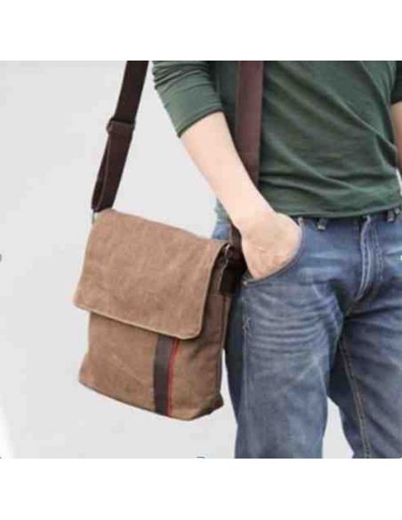 Men's Bag Barstie Cotton K014 Brown buy in online store Men's Bag Barstie Cotton K014 Brown buy in online store