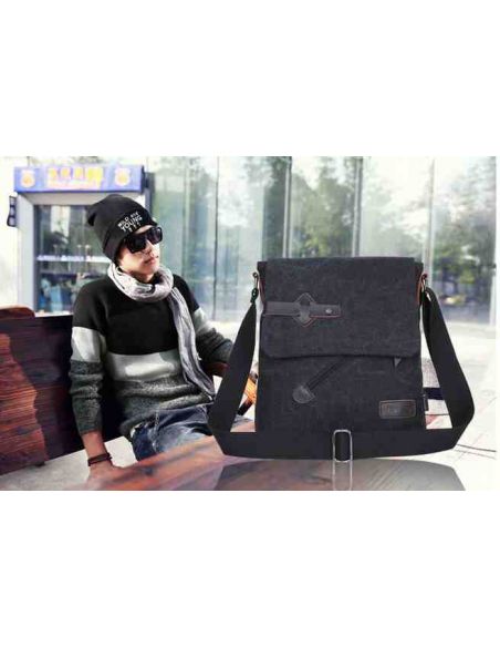 Men's Bag Barstie Cotton K016 Black buy in online store Men's Bag Barstie Cotton K016 Black buy in online store