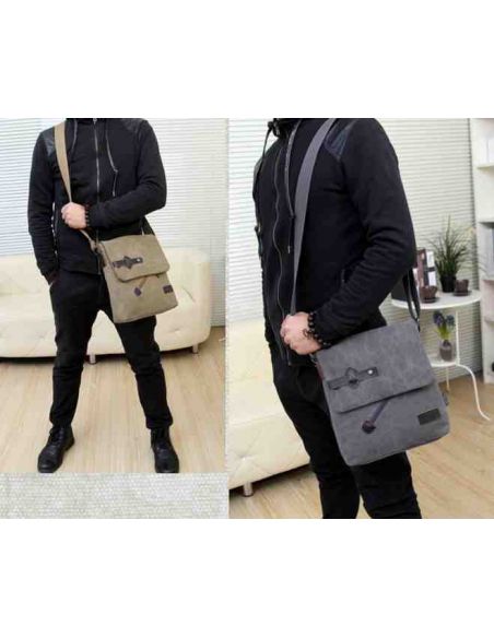 Men's Bag Barstie Cotton K016 Gray buy in online store Men's Bag Barstie Cotton K016 Gray buy in online store