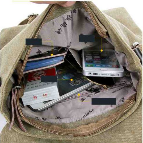 Men's Bag Barstie Cotton K016 Khaki buy in online store