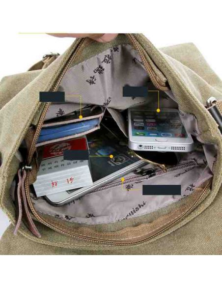 Men's Bag Barstie Cotton K016 Sand buy in online store Men's Bag Barstie Cotton K016 Sand buy in online store