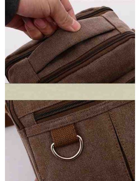 Men's Bag Barstie Cotton K018 Brown buy in online store Men's Bag Barstie Cotton K018 Brown buy in online store