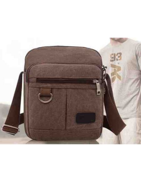 Men's Bag Barstie Cotton K018 Brown buy in online store Men's Bag Barstie Cotton K018 Brown buy in online store
