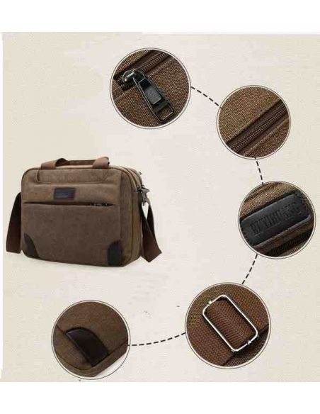 Men's Bag Barstie Cotton for Netbook, Tablet K007 Black buy in online store