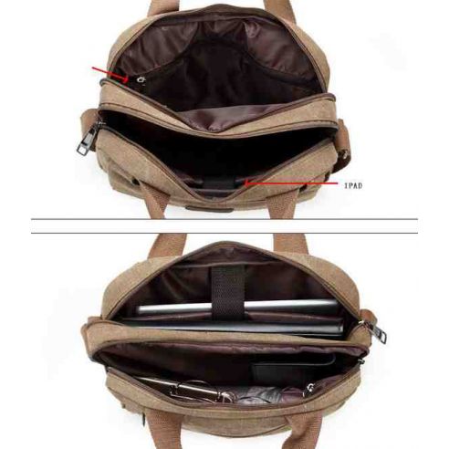 Men's Bag Barstie Cotton for Netbook, Tablet K007 Black buy in online store