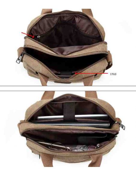 Men's Bag Barstie Cotton for Netbook, Tablet K007 Black buy in online store