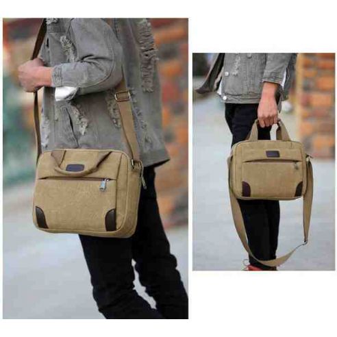 Men's Bag Barstie Cotton for Netbook, Tablet K007 Black buy in online store