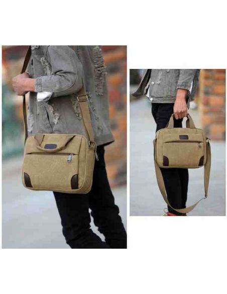 Men's Bag Barstie Cotton for Netbook, Tablet K007 Black buy in online store