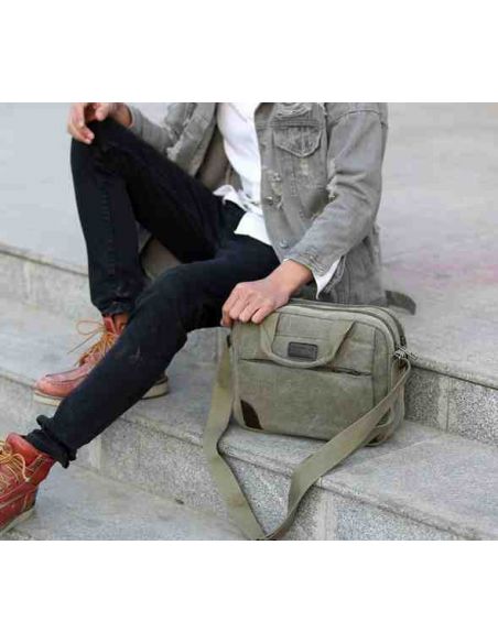 Men's Bag Barstie Cotton for Netbook, Tablet K007 Black buy in online store