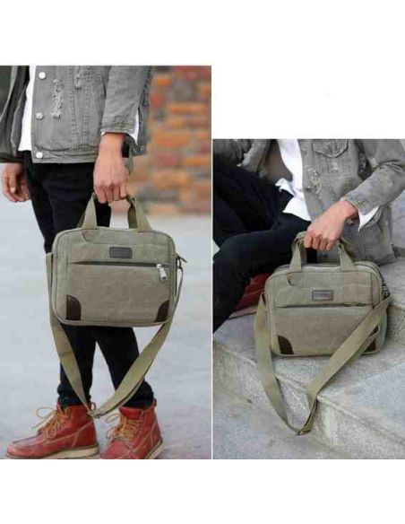 Men's Bag Barstie Cotton for Netbook, Tablet K007 Black buy in online store