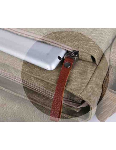 Men's cotton bag for netbook, tablet K017 light brown buy in online store Men's cotton bag for netbook, tablet K017 light brown buy in online store