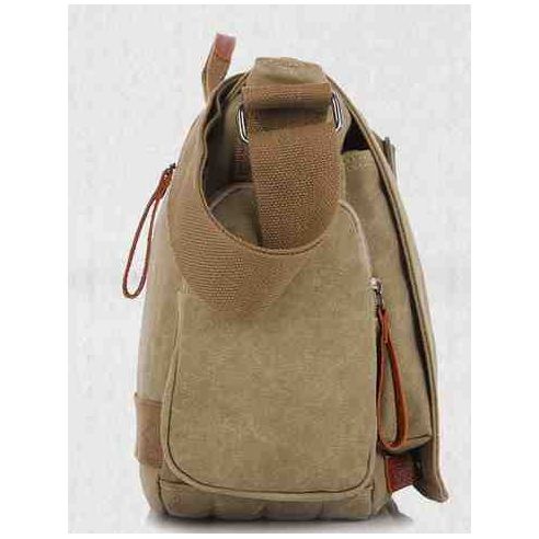 Men's cotton bag for netbook, tablet K017 light brown buy in online store