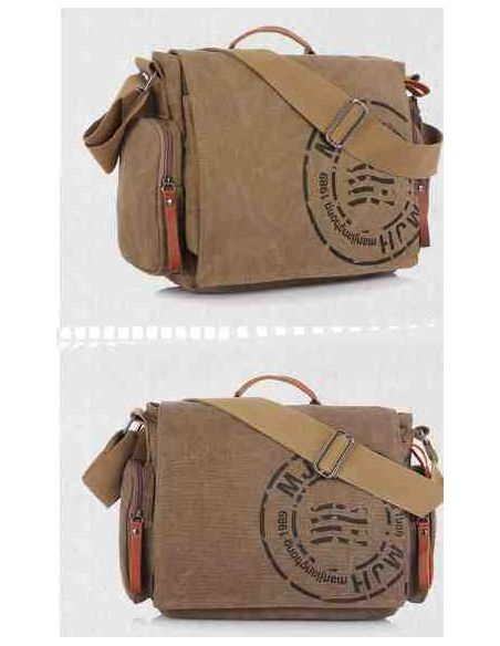 Men's cotton bag for netbook, tablet K017 light brown buy in online store Men's cotton bag for netbook, tablet K017 light brown buy in online store