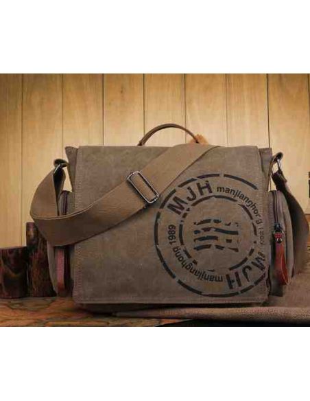 Men's cotton bag for netbook, tablet K017 light brown buy in online store Men's cotton bag for netbook, tablet K017 light brown buy in online store