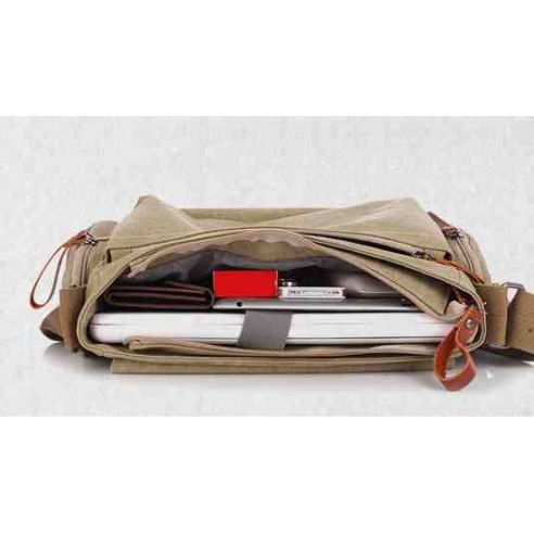 Men's cotton bag for netbook, tablet K017 sand buy in online store