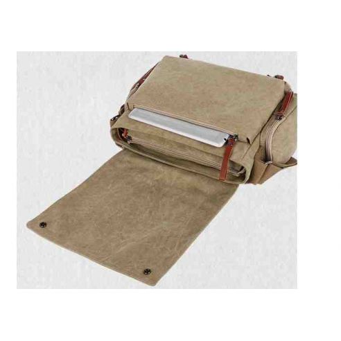 Men's cotton bag for netbook, tablet K017 sand buy in online store