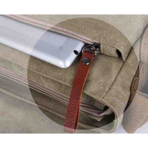 Men's cotton bag for netbook, tablet K017 sand buy in online store