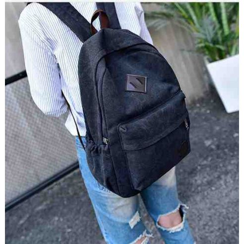 Cotton Backpack K011 Black buy in online store
