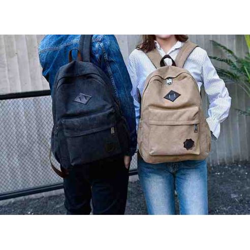 Cotton Backpack K011 Black buy in online store