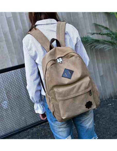 Cotton Backpack K011 Black buy in online store