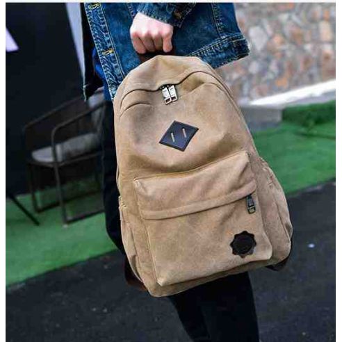 Cotton Backpack K011 Black buy in online store