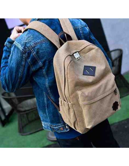 Cotton Backpack K011 Black buy in online store