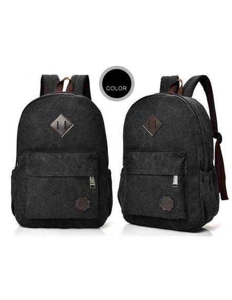 Cotton Backpack K011 Black buy in online store