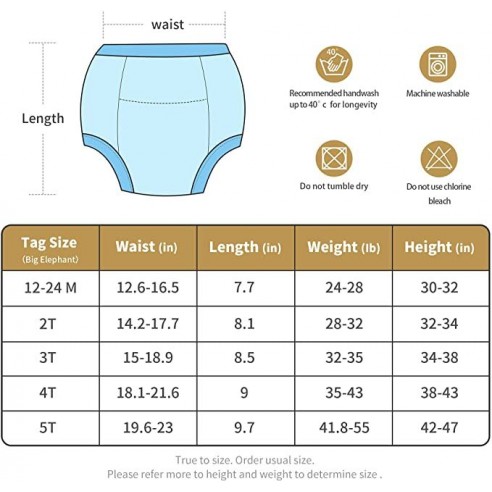 Big Elephant Training Panties - 3T buy in online store