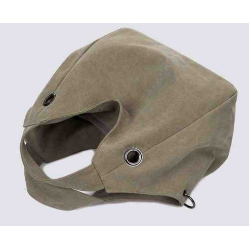 Female cotton bag K010 gray buy in online store