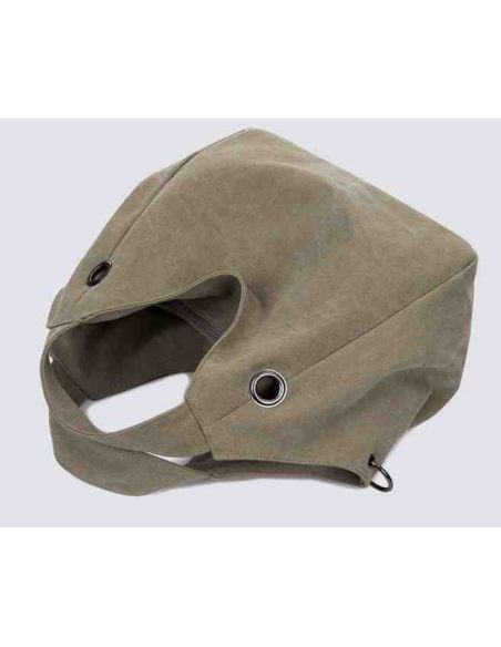 Female cotton bag K010 gray buy in online store