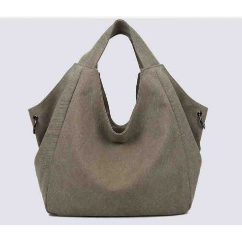 Female cotton bag K010 gray buy in online store