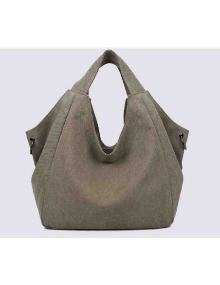Female cotton bag K010 gray buy in online store
