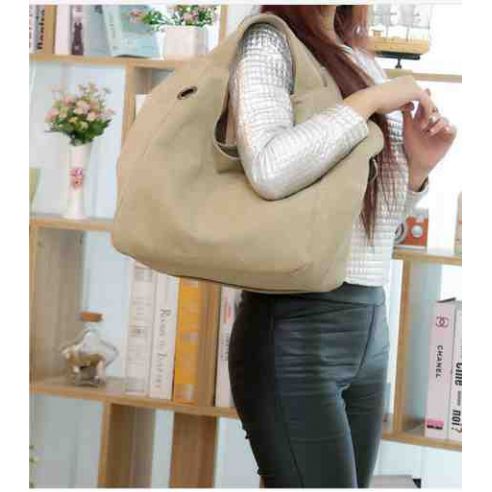 Female cotton bag K010 gray buy in online store