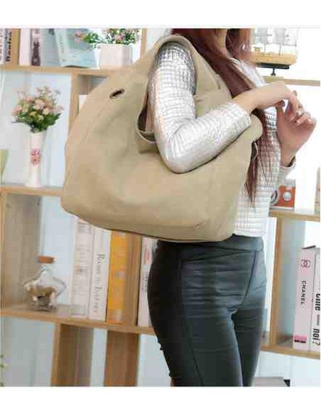 Female cotton bag K010 gray buy in online store