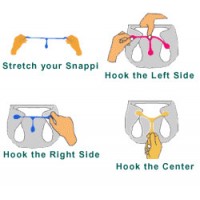 Clip for diapers snappi buy in online store 2