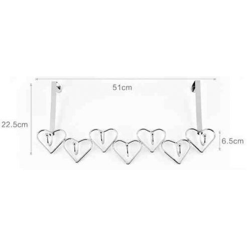 Hook on the door, hanger - heart buy in online store