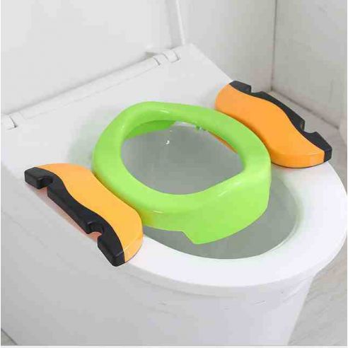 Road folding pot plastic green and seating for toilet 2 in 1 buy in online store