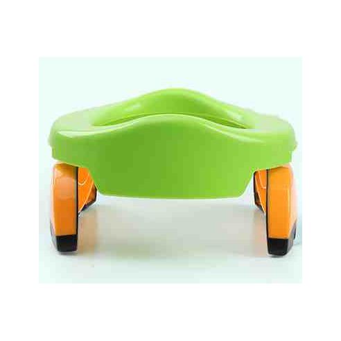 Road folding pot plastic green and seating for toilet 2 in 1 buy in online store