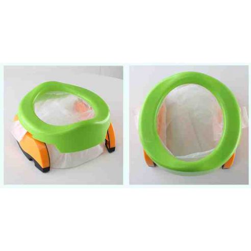 Road folding pot plastic green and seating for toilet 2 in 1 buy in online store