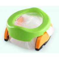Road folding pot plastic green and seating for toilet 2 in 1 buy in online store