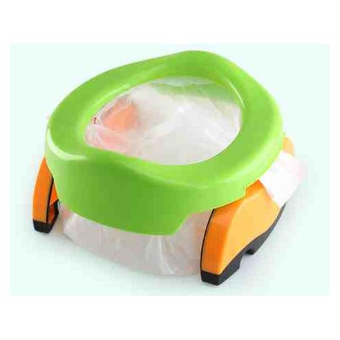 Road folding pot plastic green and seating for toilet 2 in 1 buy in online store