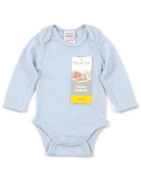 Body with HiggleDee Hands Clean Merino Blue Wool 3-6 months buy in online store Body with HiggleDee Hands Clean Merino Blue Wool 3-6 months buy in online store