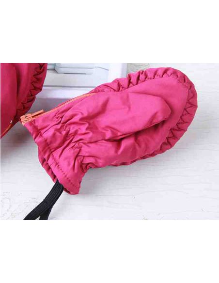 SHAMP mittens with polar insulation Thinsulate pink on a snake 2-3 years buy in online store SHAMP mittens with polar insulation Thinsulate pink on a snake 2-3 years buy in online store