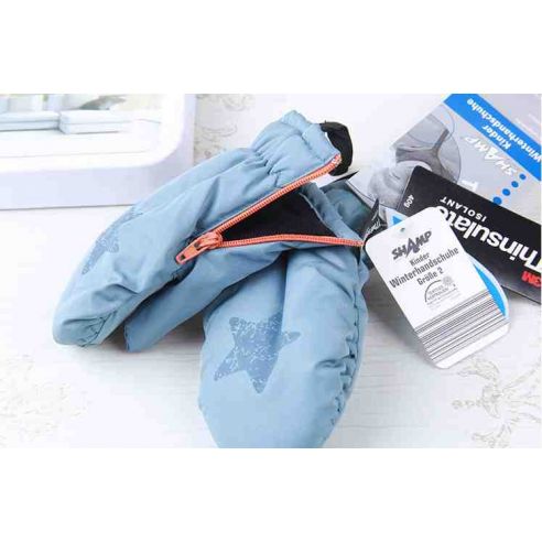 SHAMP mittens with polar insulation Thinsulate pink on a snake 2-3 years buy in online store