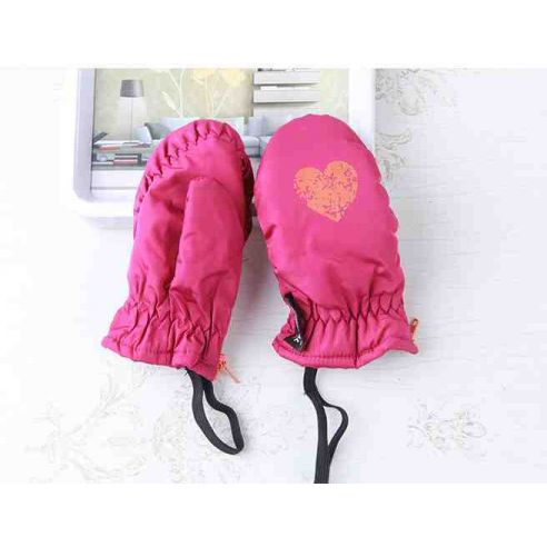 SHAMP mittens with polar insulation Thinsulate pink on a snake 2-3 years buy in online store