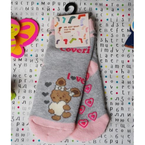Socks Baby Anti-slip Machrow Size 19-22 Pink buy in online store