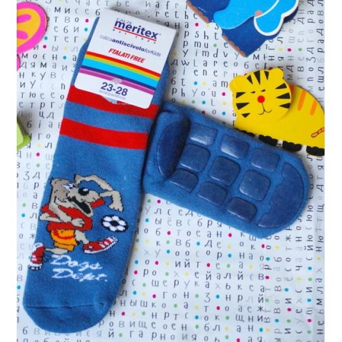Socks Baby Anti-slip Machrow Meritex Blue Size 23-28 buy in online store