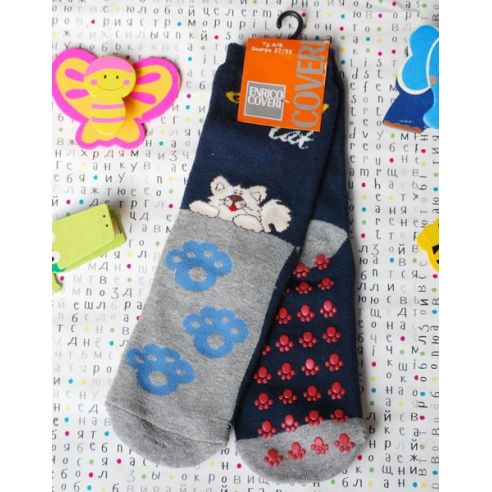 Socks Baby Coveri Anti-slip terry size 27-33 blue buy in online store